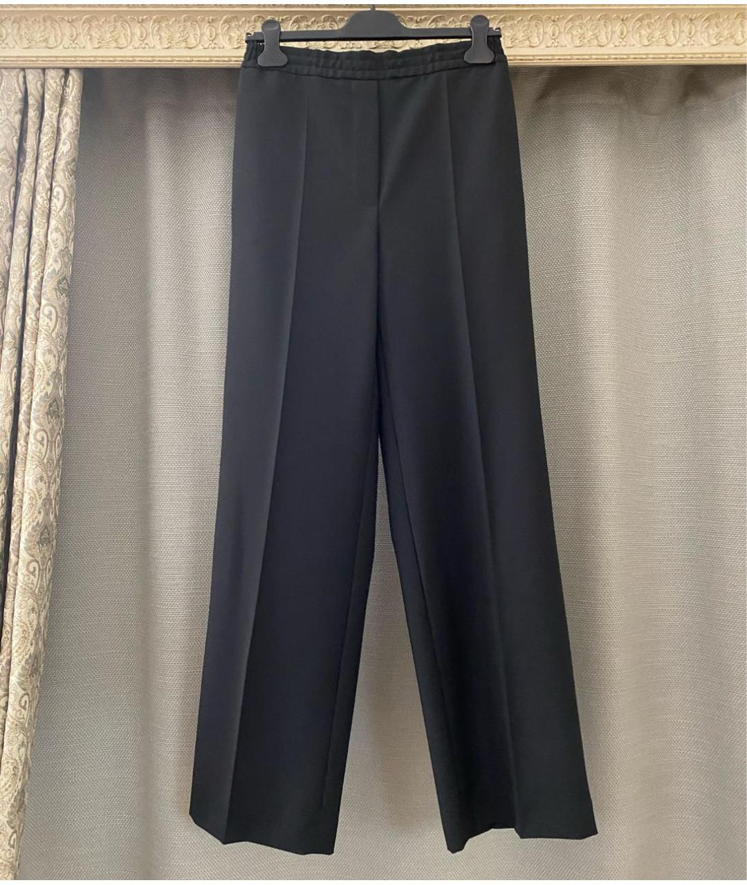ACNE STUDIOS Черные шерстяные прямые брюки, фото 6
