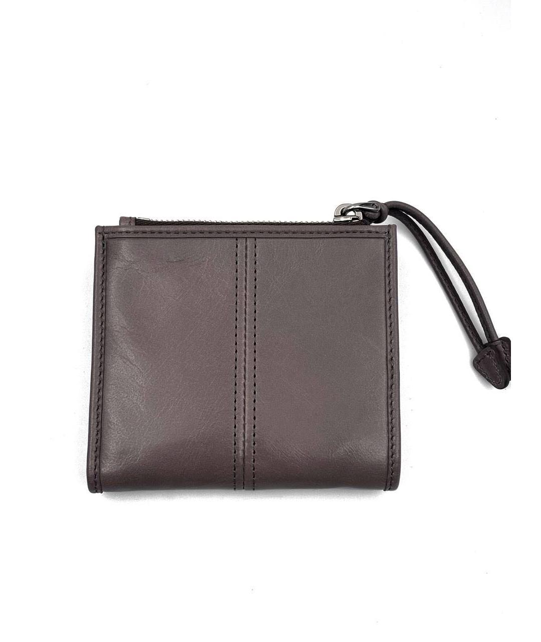 PRADA Коричневый кожаный кошелек, фото 2