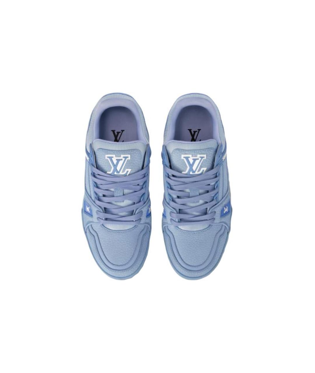LOUIS VUITTON Синие кроссовки, фото 4