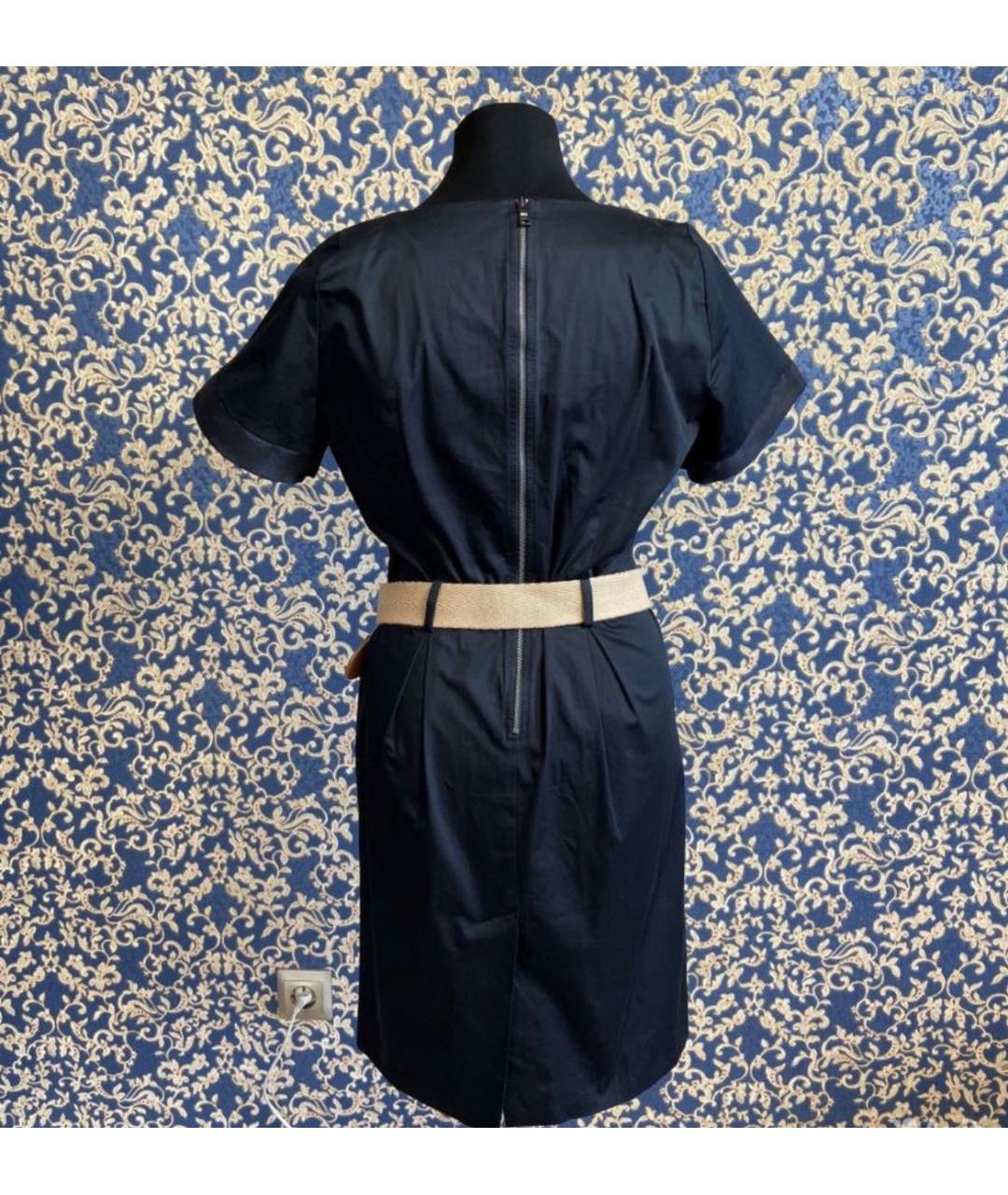 MOSCHINO Черное хлопковое повседневное платье, фото 2