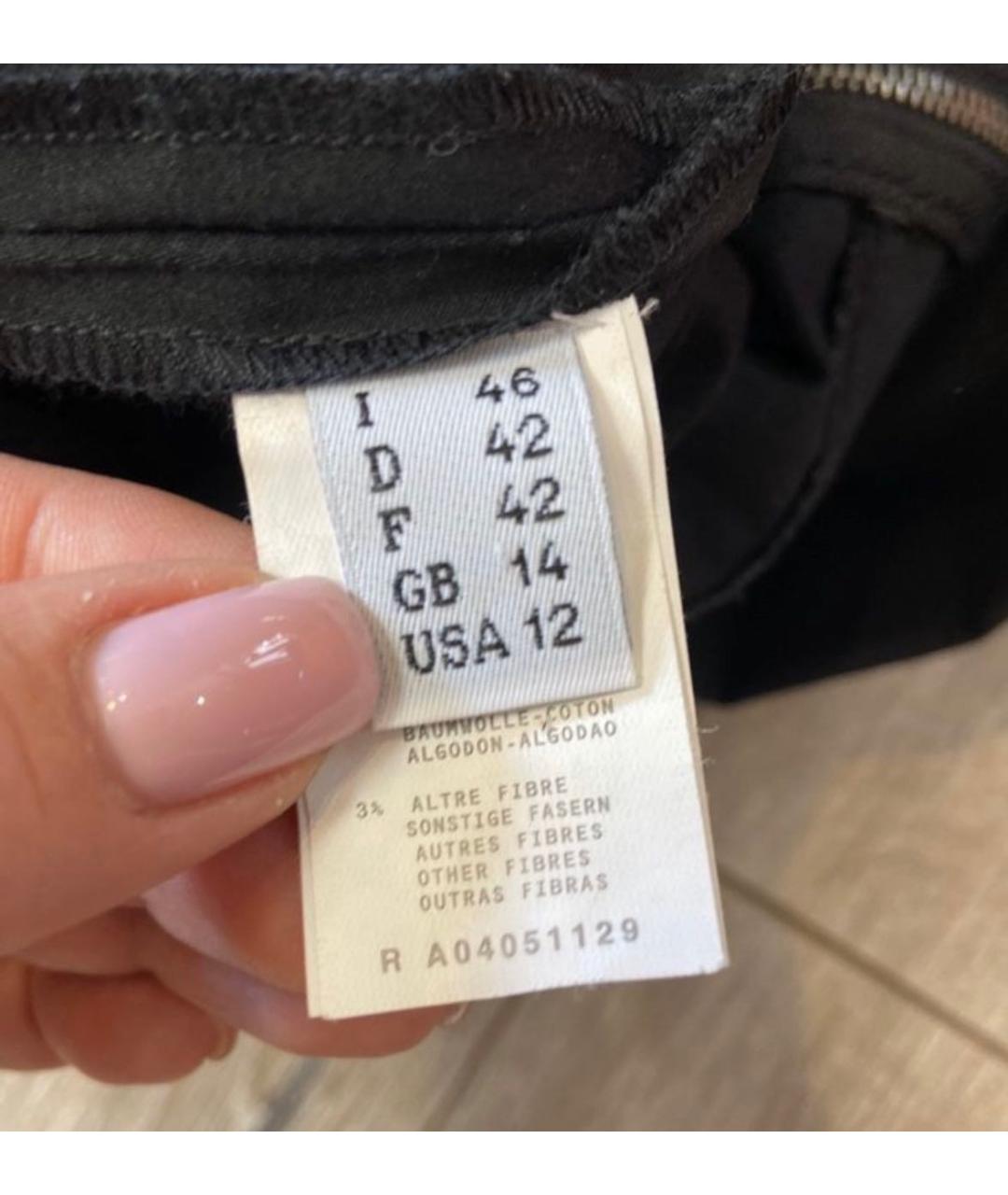 MOSCHINO Черное хлопковое повседневное платье, фото 8