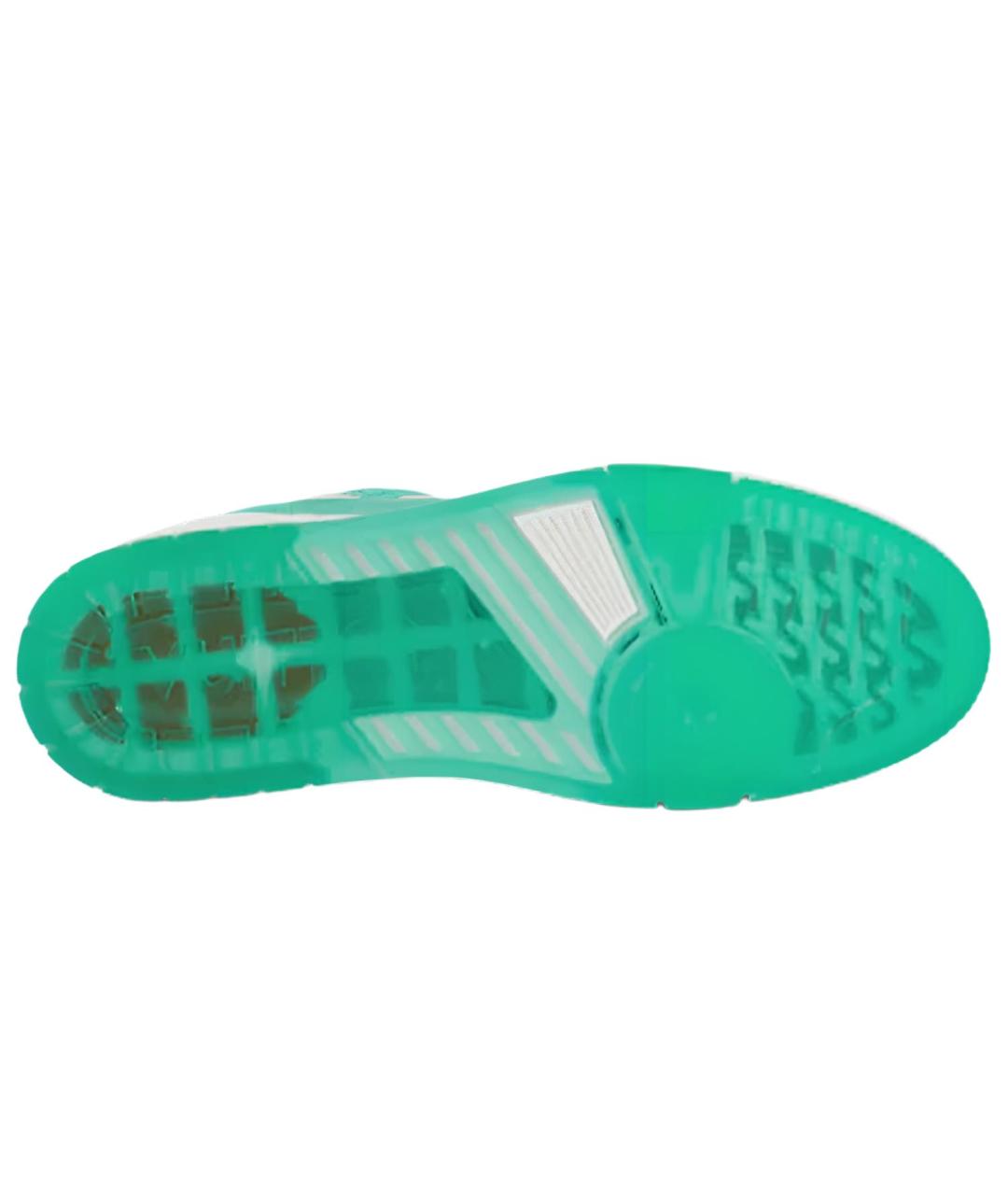 LOUIS VUITTON Белые кожаные низкие кроссовки / кеды, фото 4