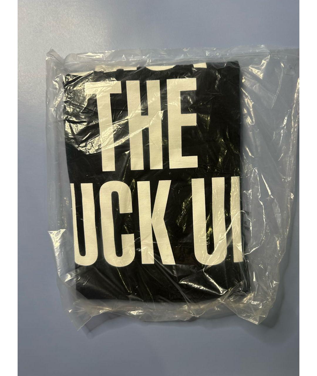 SUPREME Черная хлопковая футболка, фото 6