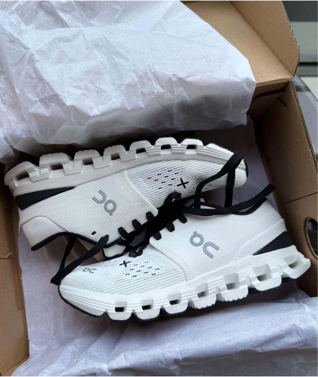 ON Белые текстильные кроссовки, фото 3