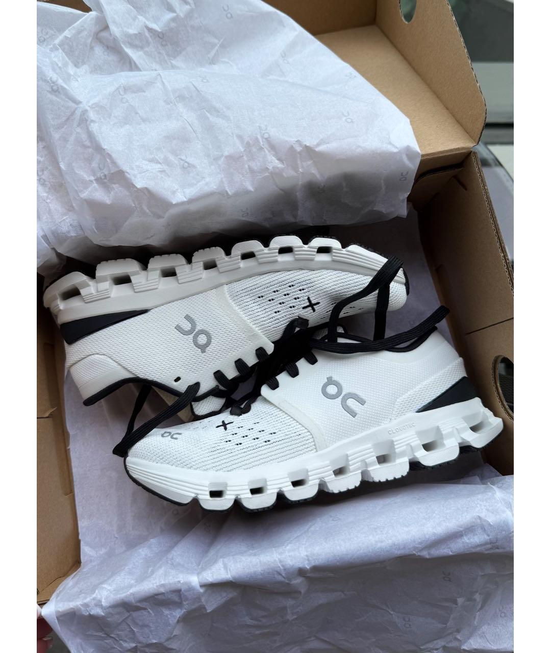 ON Белые текстильные кроссовки, фото 2