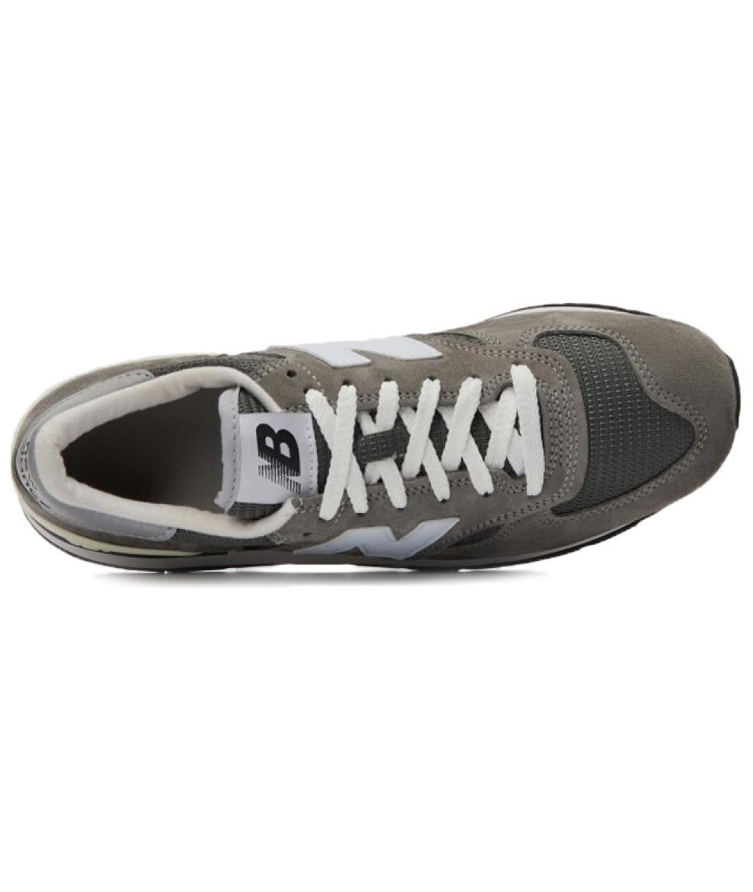 NEW BALANCE Серые низкие кроссовки / кеды, фото 3