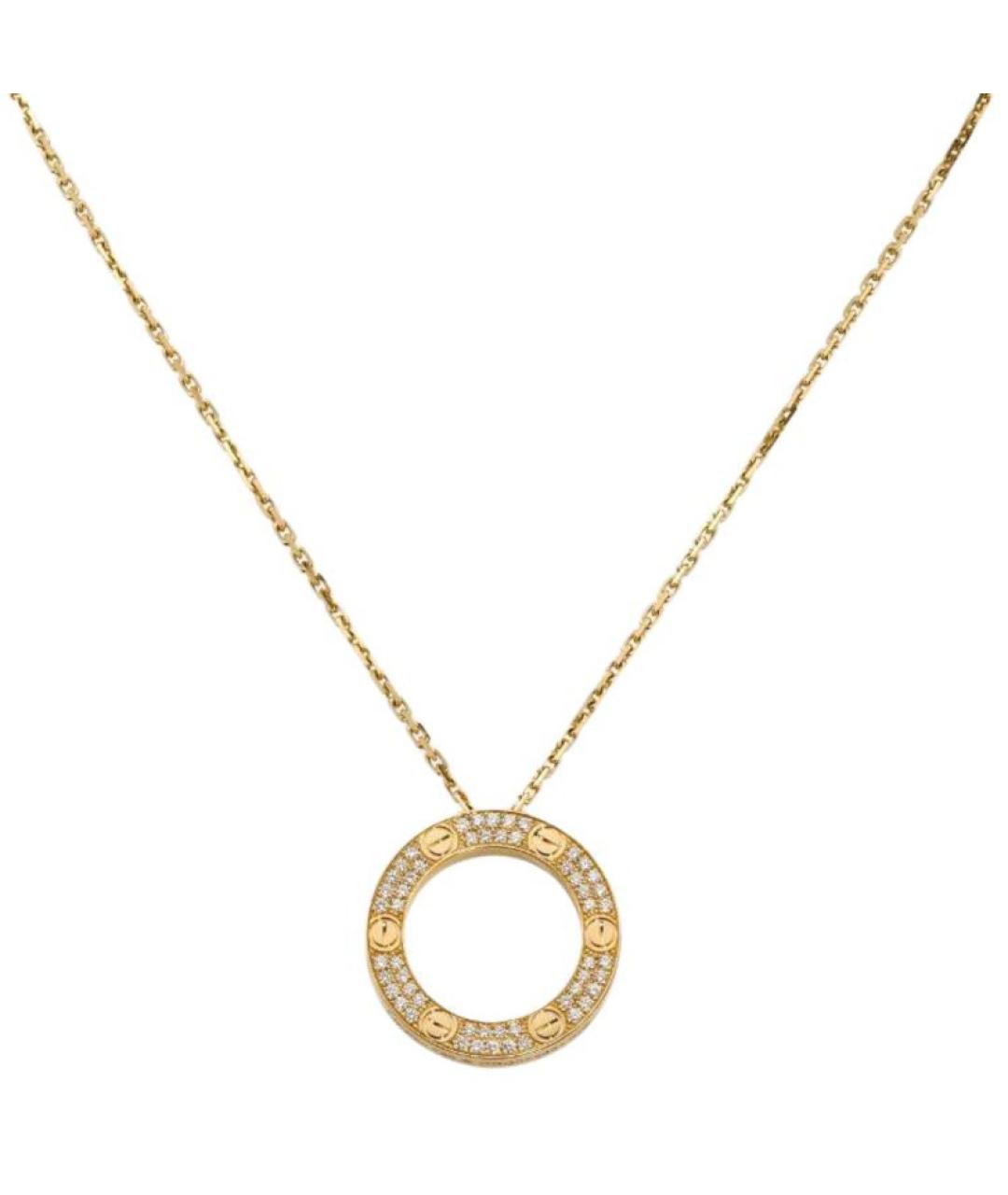 CARTIER Золотая подвеска из желтого золота, фото 1