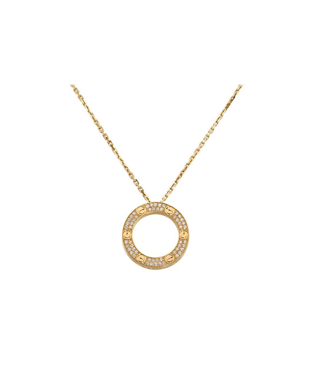 CARTIER Золотая подвеска из желтого золота, фото 2