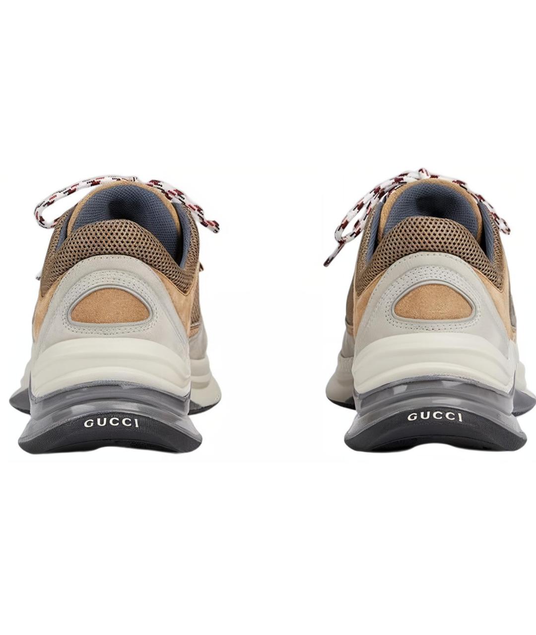 GUCCI Мульти кожаные кроссовки, фото 4