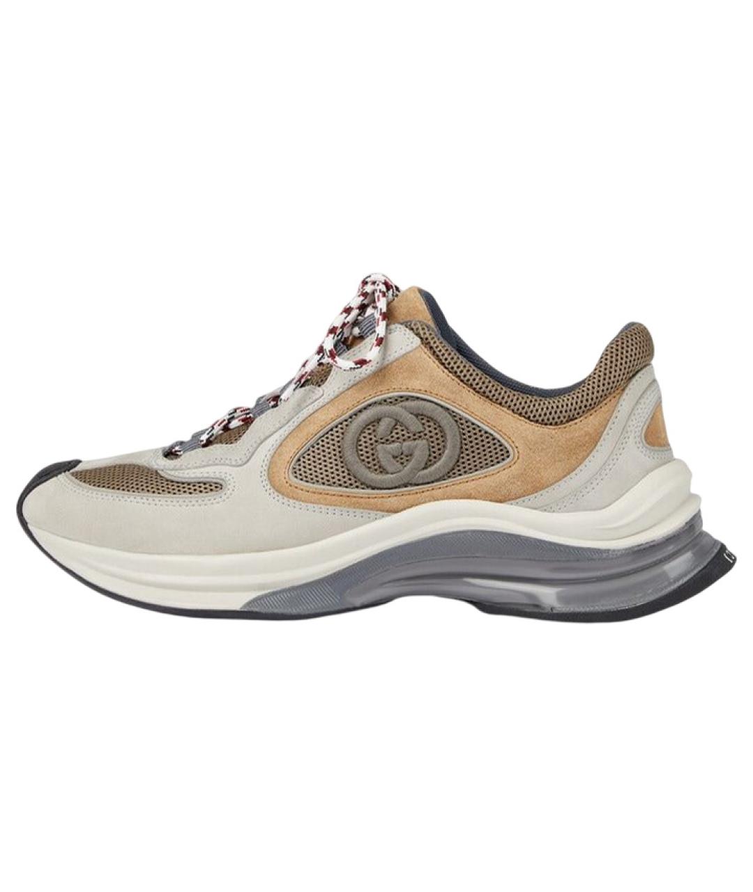 GUCCI Мульти кожаные кроссовки, фото 2