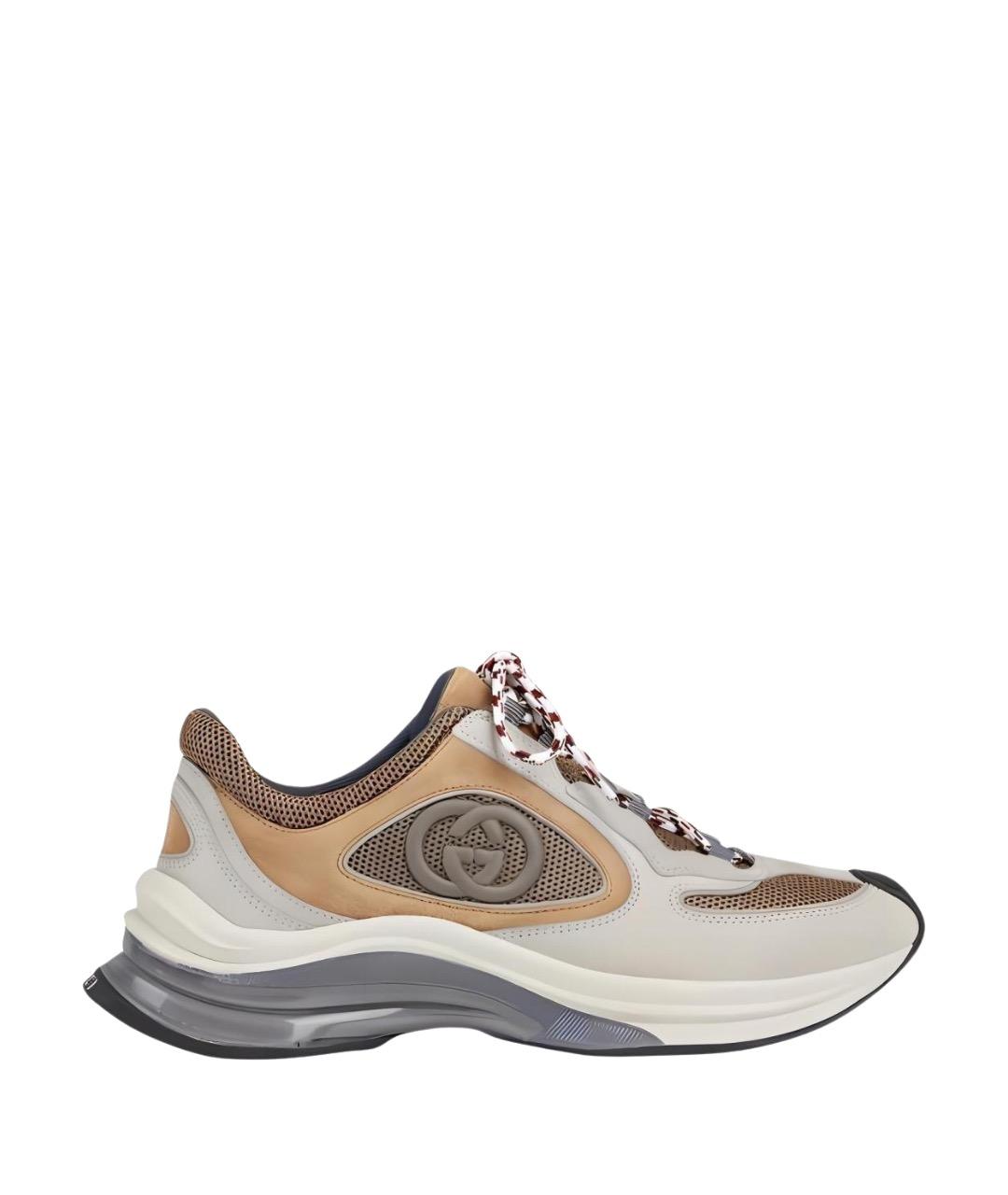 GUCCI Мульти кожаные кроссовки, фото 1