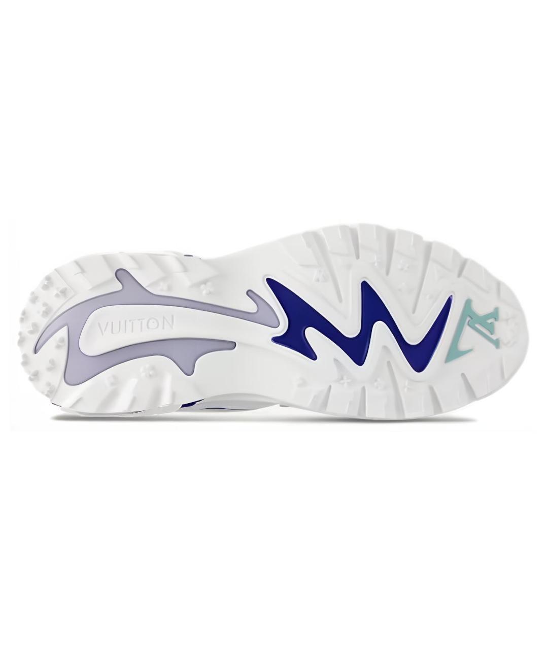 LOUIS VUITTON Белые низкие кроссовки / кеды, фото 5