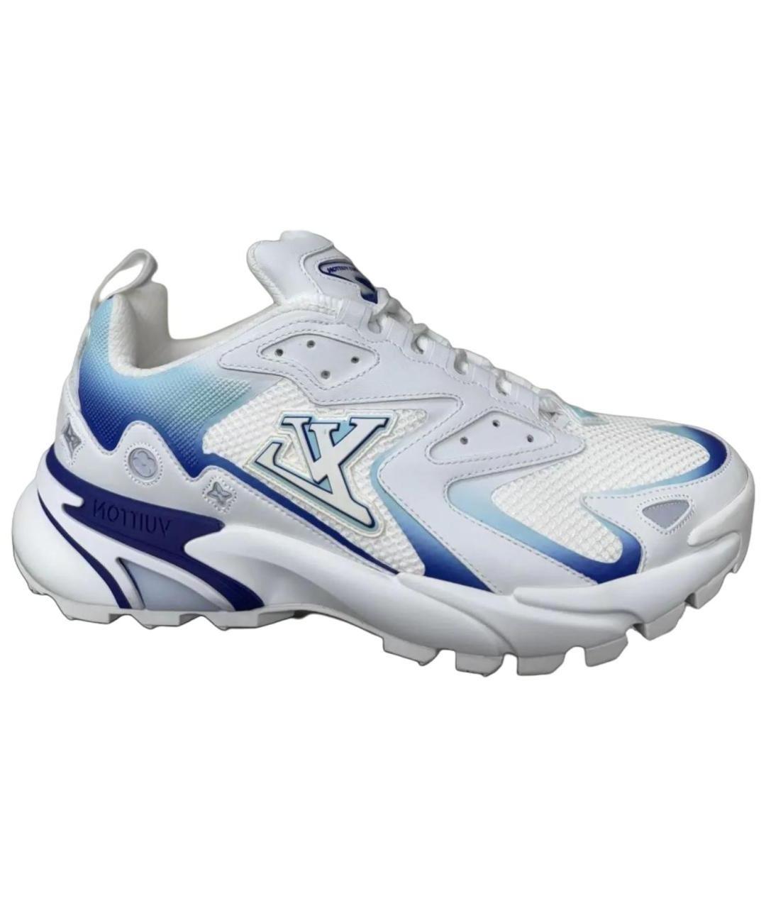 LOUIS VUITTON Белые низкие кроссовки / кеды, фото 1