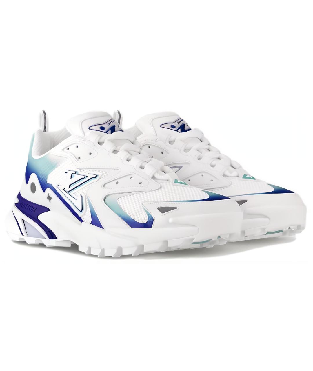 LOUIS VUITTON Белые низкие кроссовки / кеды, фото 2