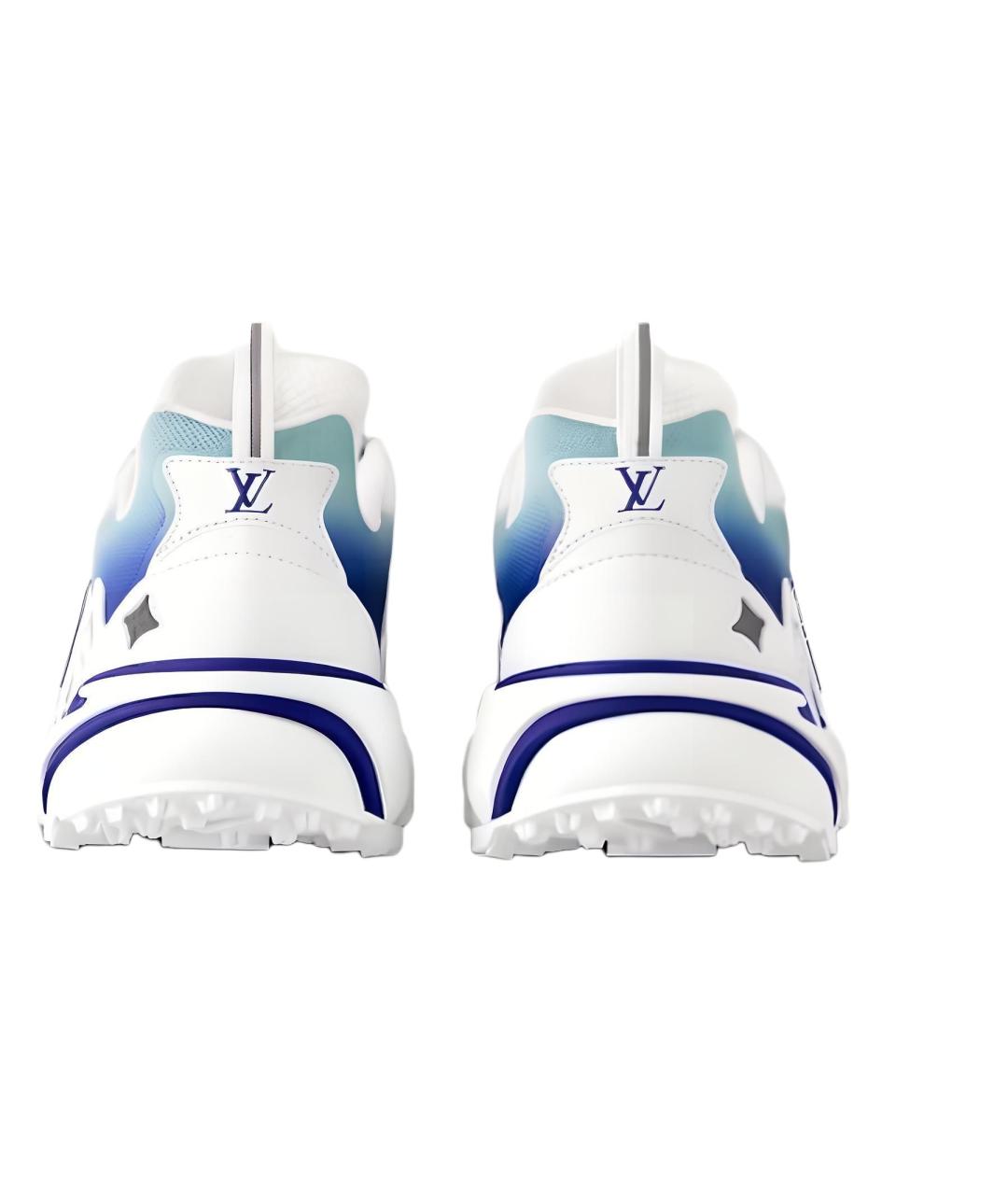 LOUIS VUITTON Белые низкие кроссовки / кеды, фото 4