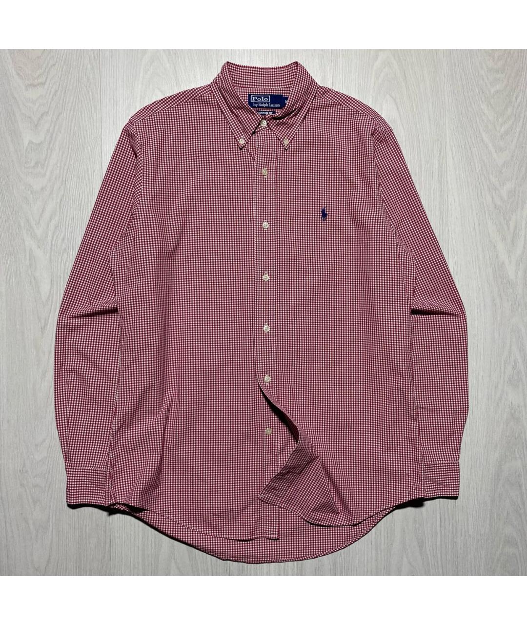 POLO RALPH LAUREN Красная хлопковая кэжуал рубашка, фото 6