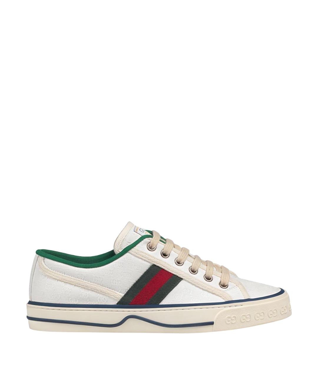 GUCCI Белые кеды, фото 1