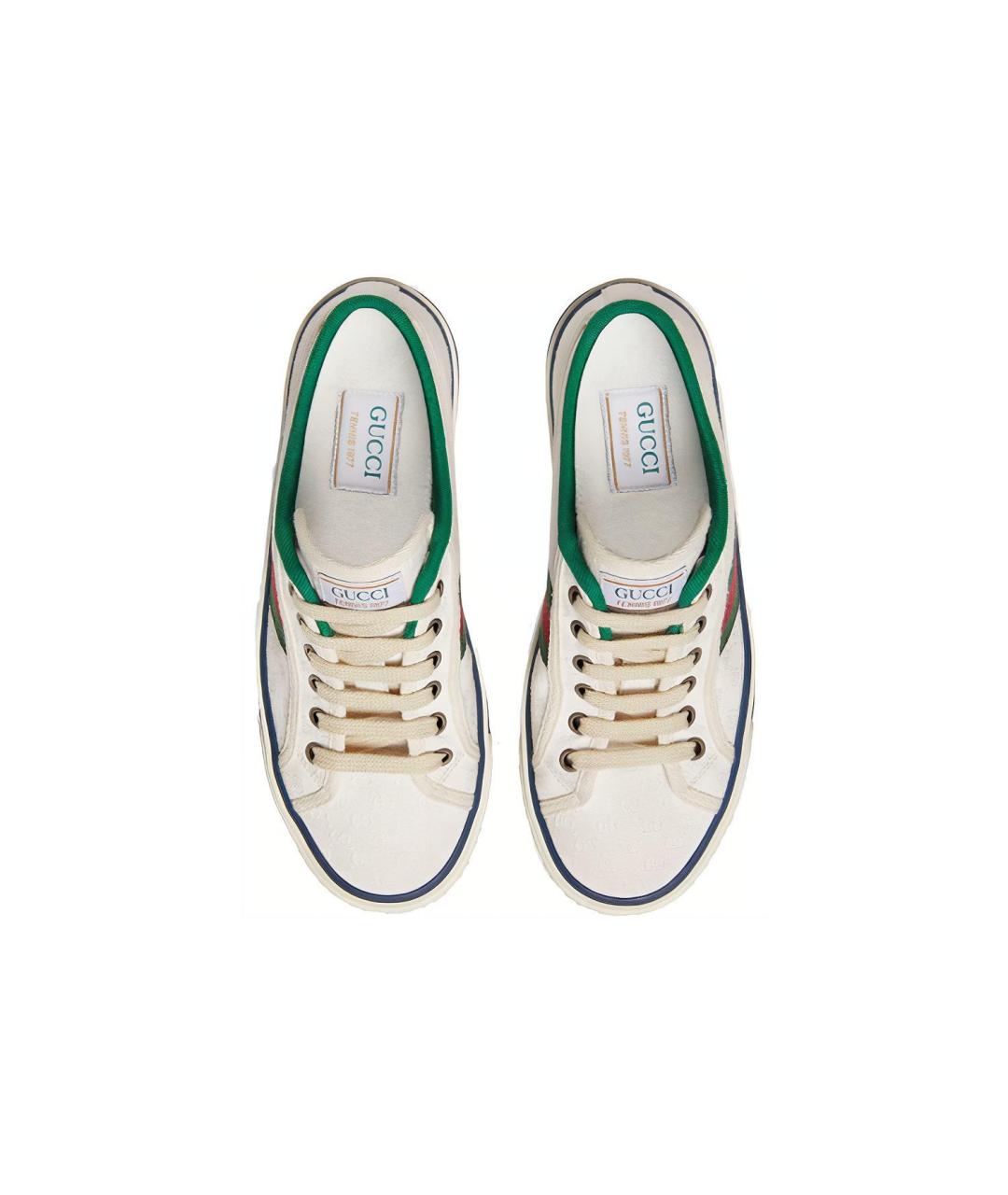 GUCCI Белые кеды, фото 3