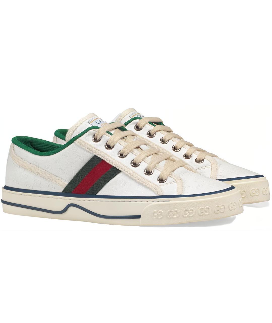 GUCCI Белые кеды, фото 2