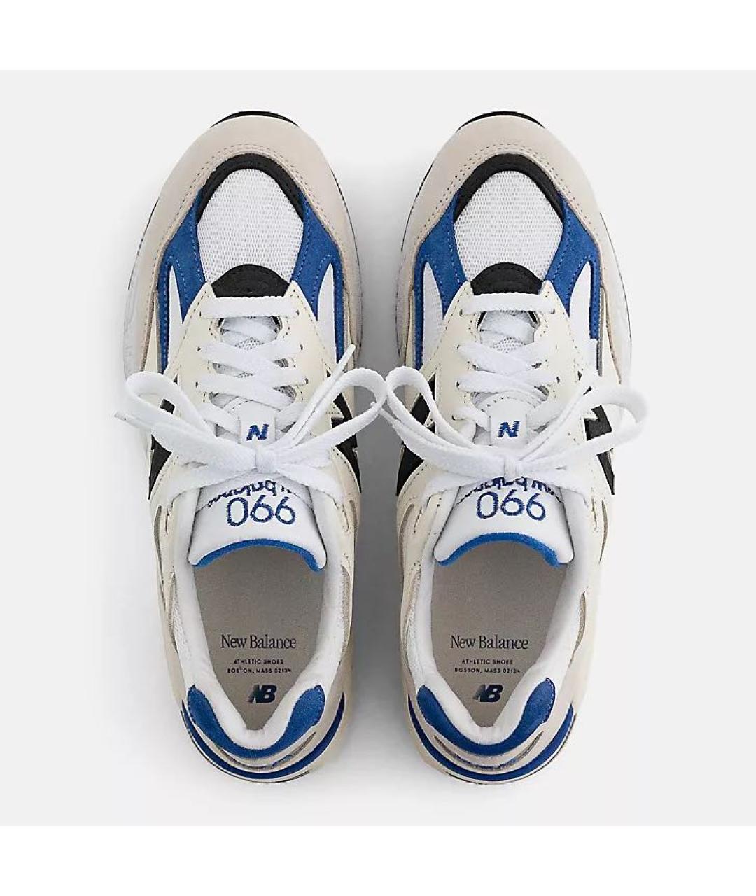 NEW BALANCE Бежевые замшевые высокие кроссовки / кеды, фото 3