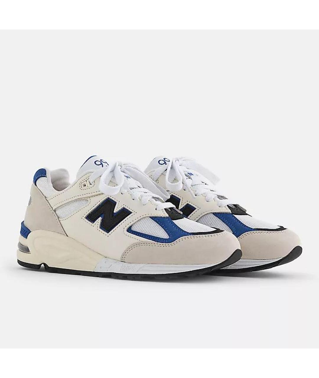 NEW BALANCE Бежевые замшевые высокие кроссовки / кеды, фото 2