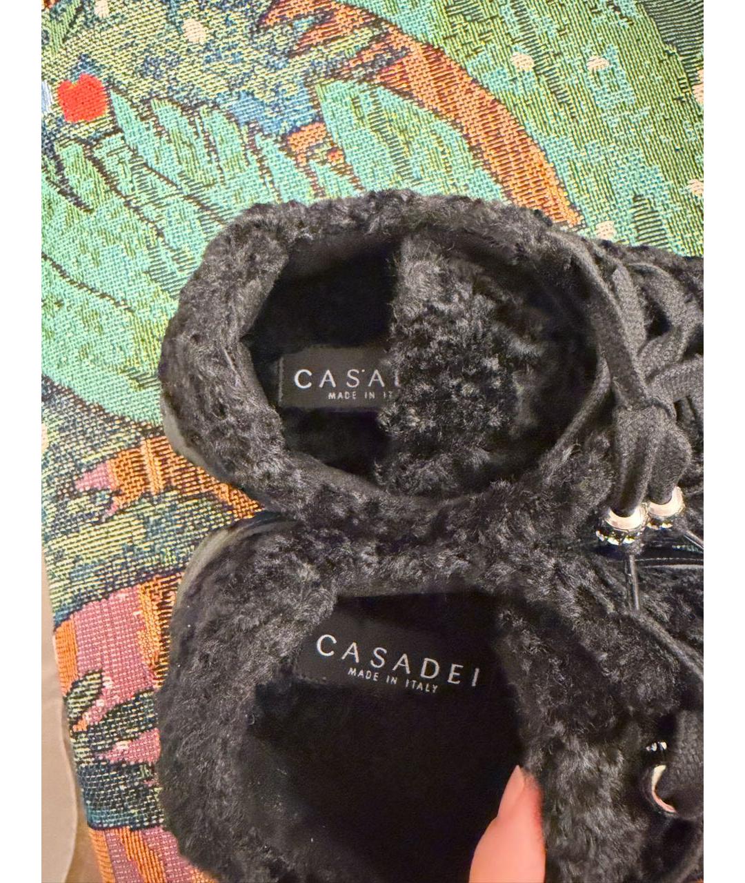 CASADEI Черные ботинки, фото 5