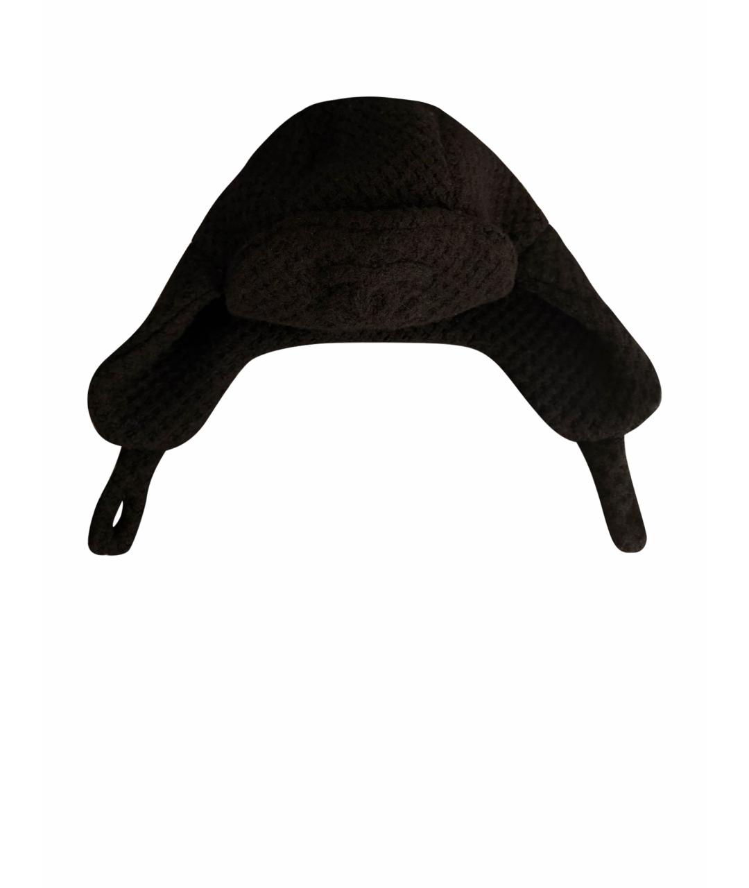 CHANEL Черная шапка, фото 1