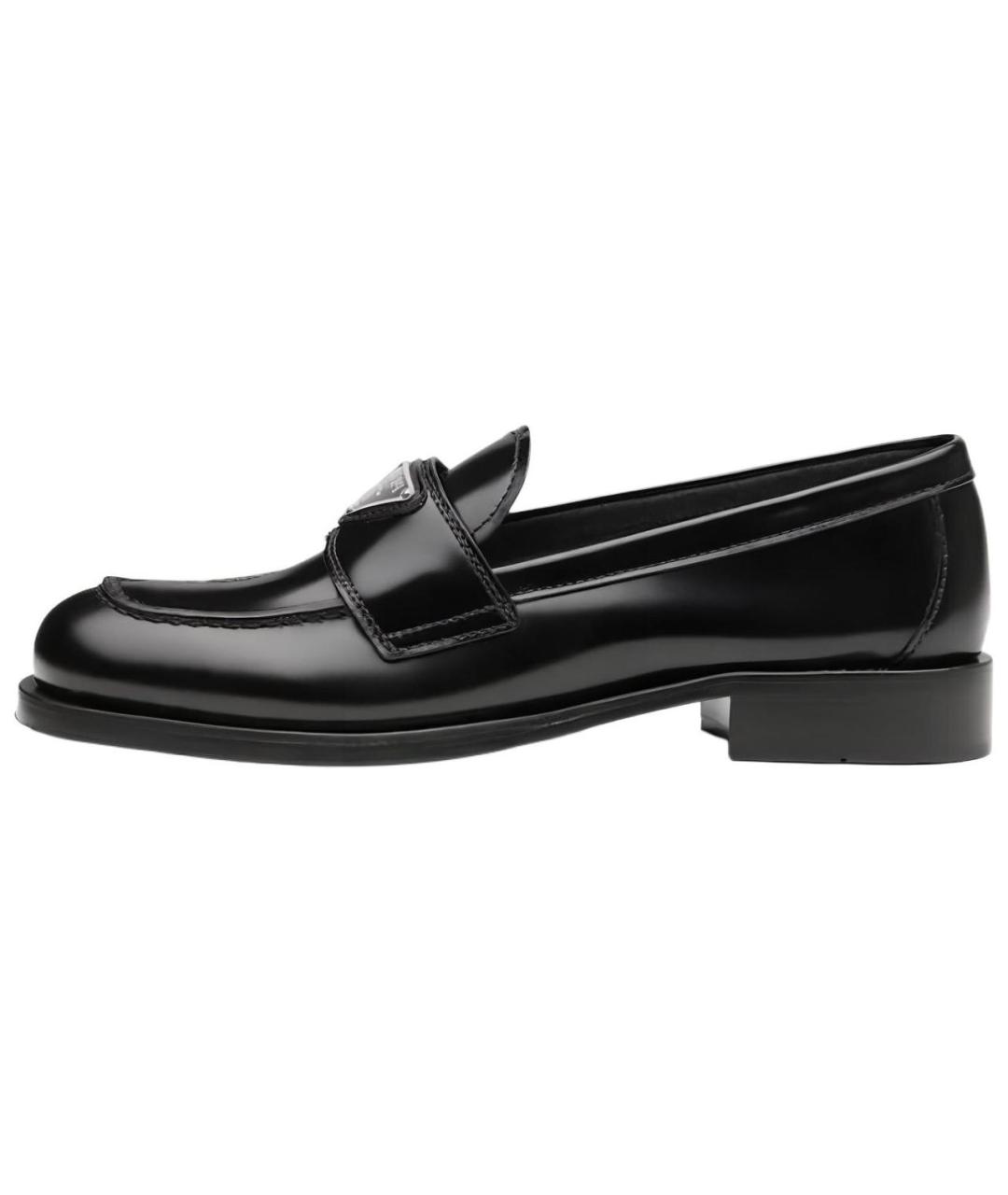 PRADA Черные кожаные лоферы, фото 6