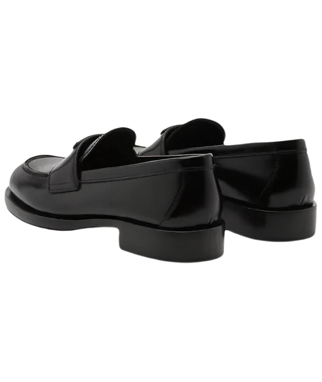 PRADA Черные кожаные лоферы, фото 4