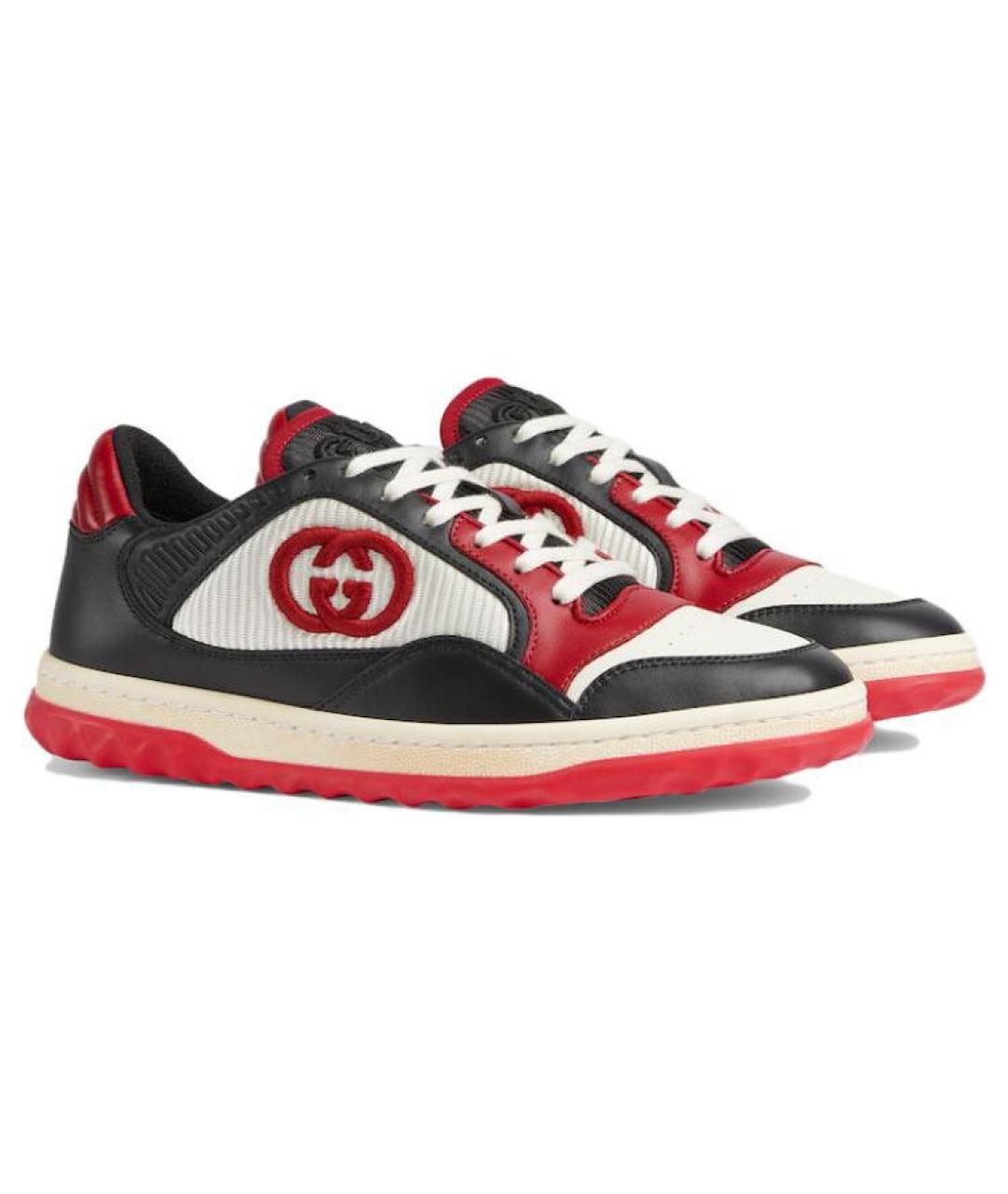 GUCCI Мульти кожаные кеды, фото 2