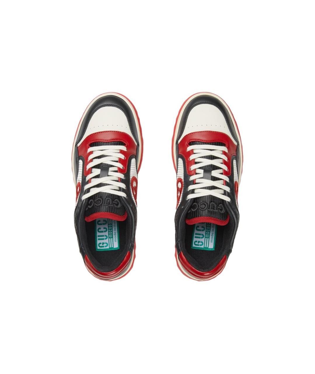 GUCCI Мульти кожаные кеды, фото 3