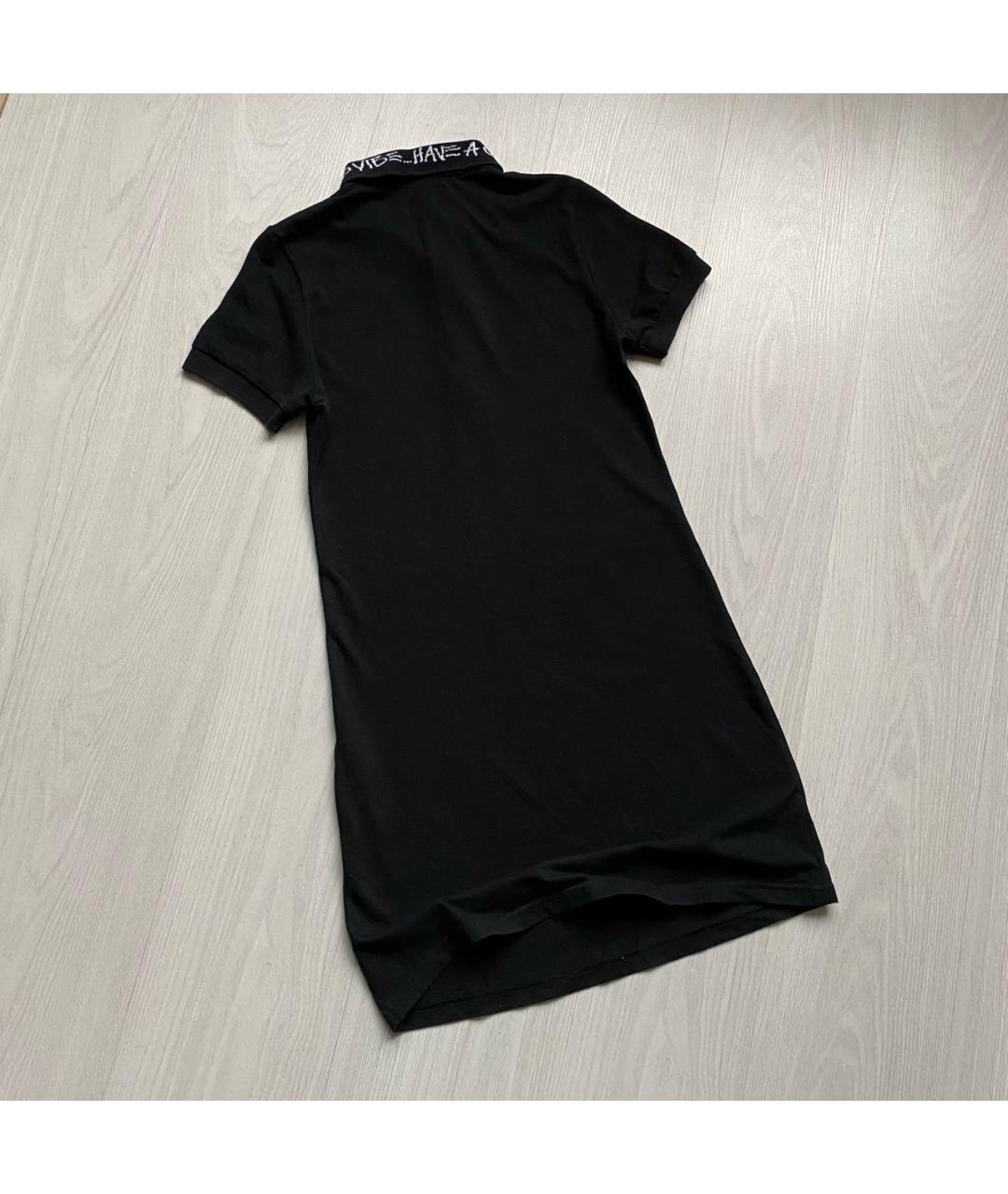 STUSSY Черное хлопковое повседневное платье, фото 5