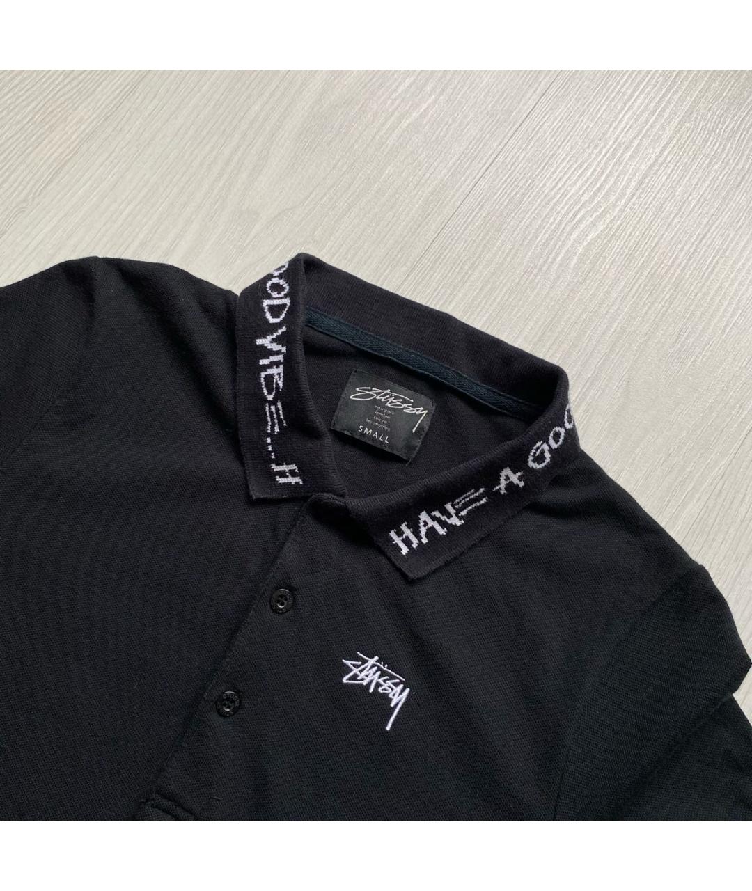 STUSSY Черное хлопковое повседневное платье, фото 3