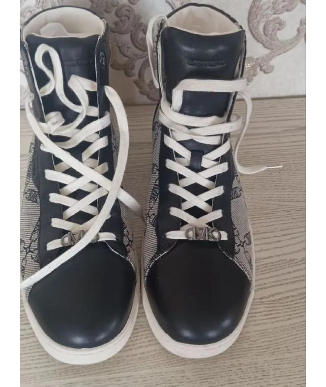 MICHAEL KORS Мульти текстильные высокие кроссовки / кеды, фото 3