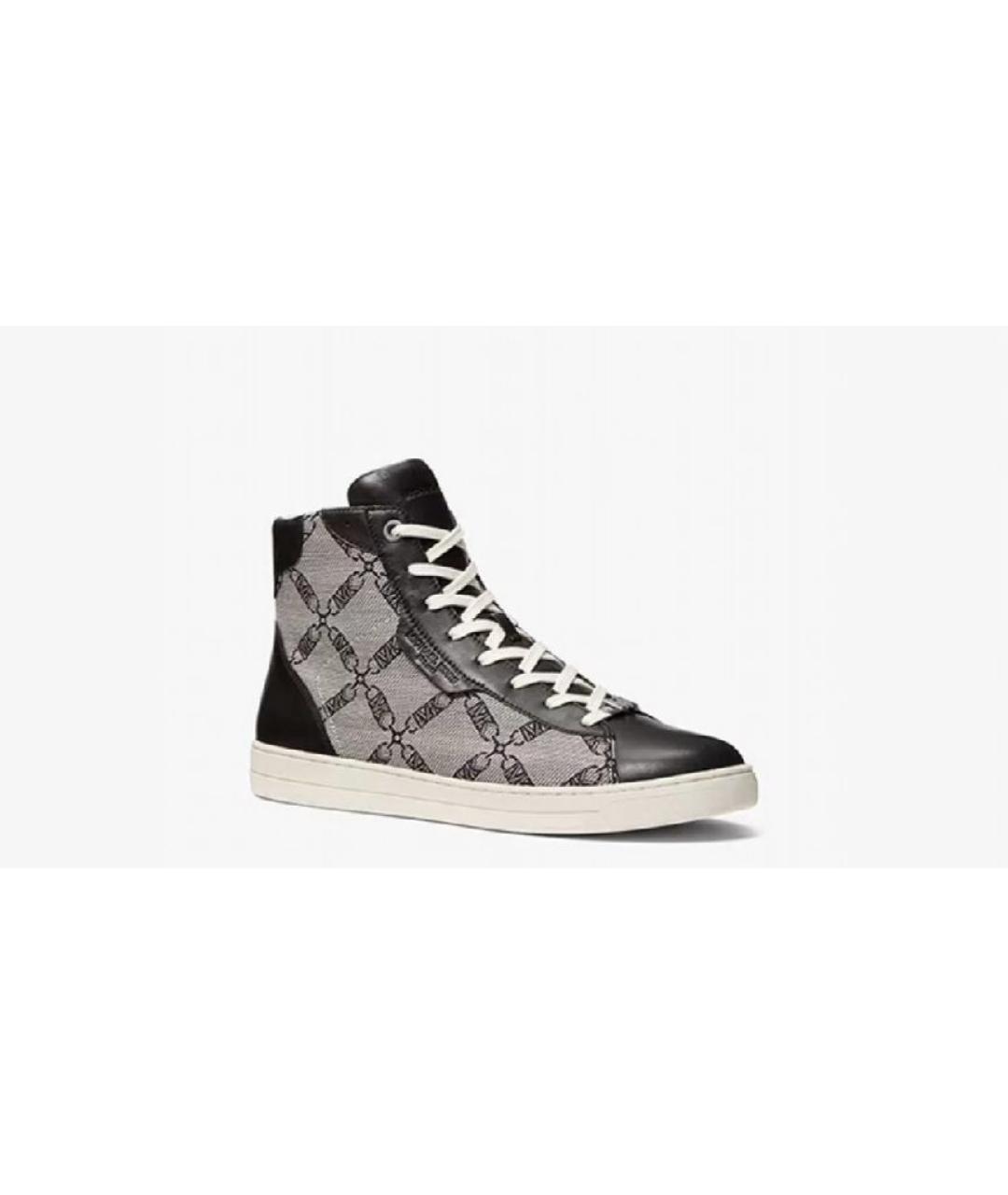 MICHAEL KORS Мульти текстильные высокие кроссовки / кеды, фото 2