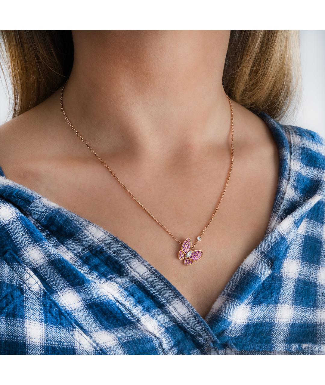 VAN CLEEF & ARPELS Розовая подвеска из розового золота, фото 2