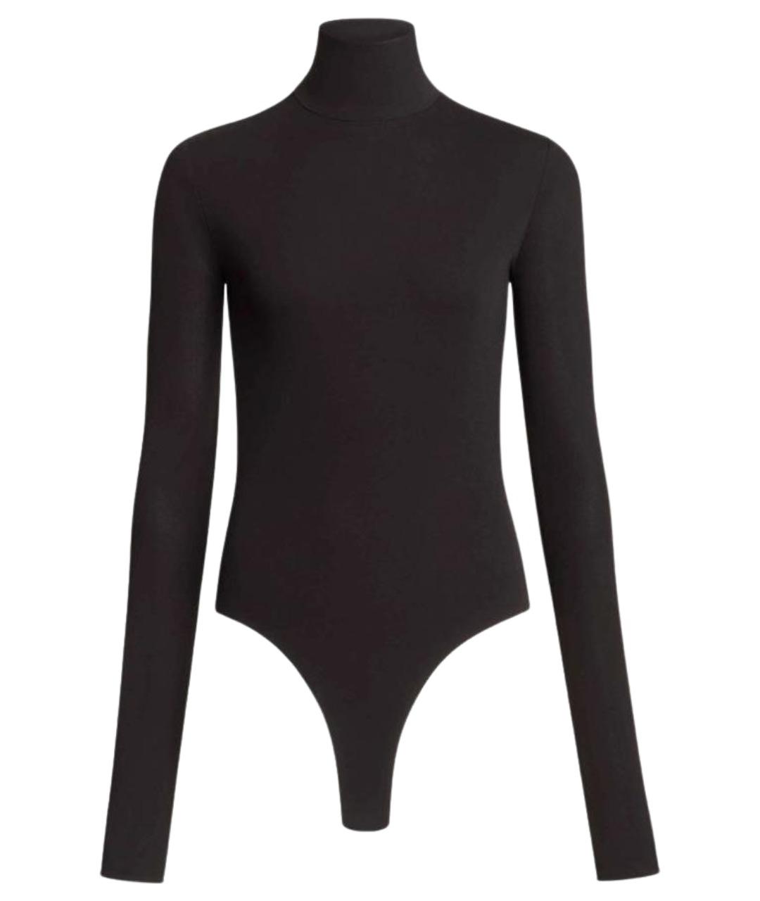 ALAIA Черное вискозное боди, фото 1