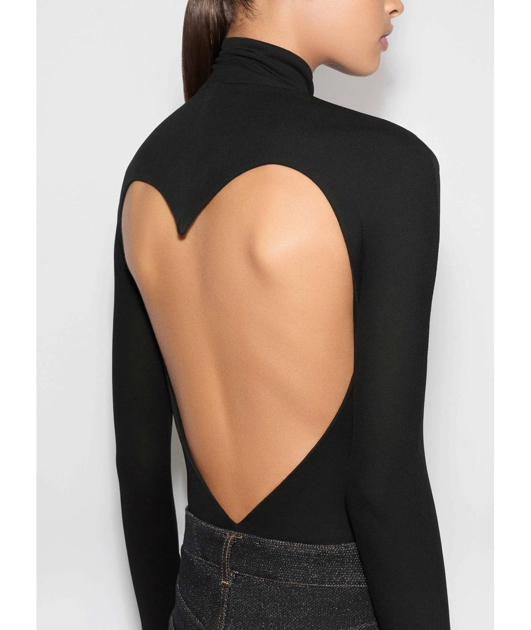 ALAIA Черное вискозное боди, фото 2