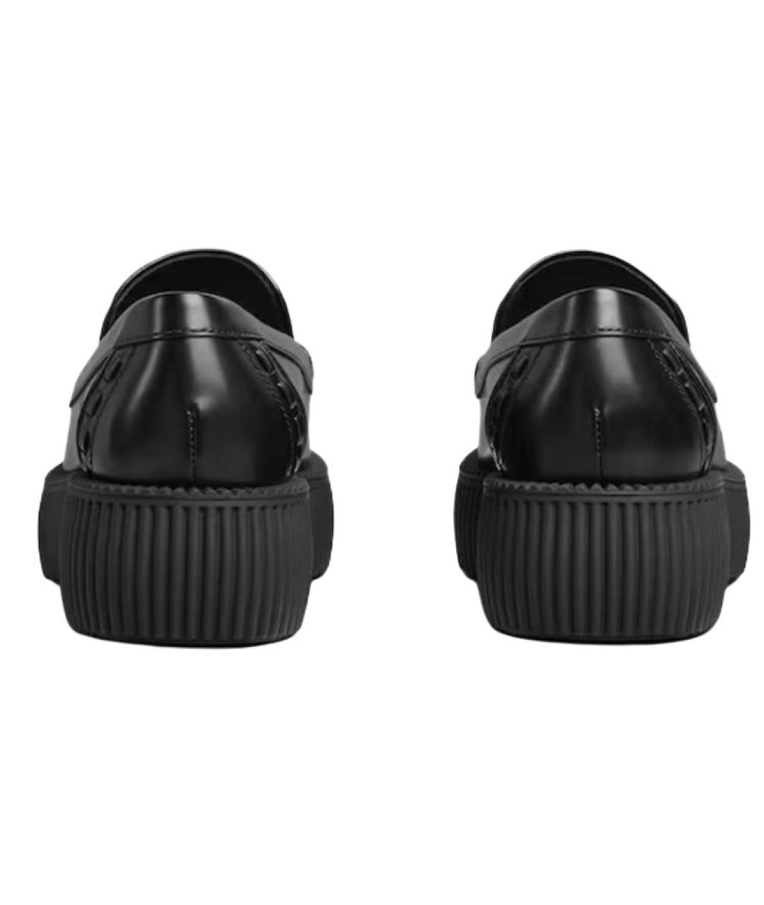 GUCCI Черные кожаные лоферы, фото 5