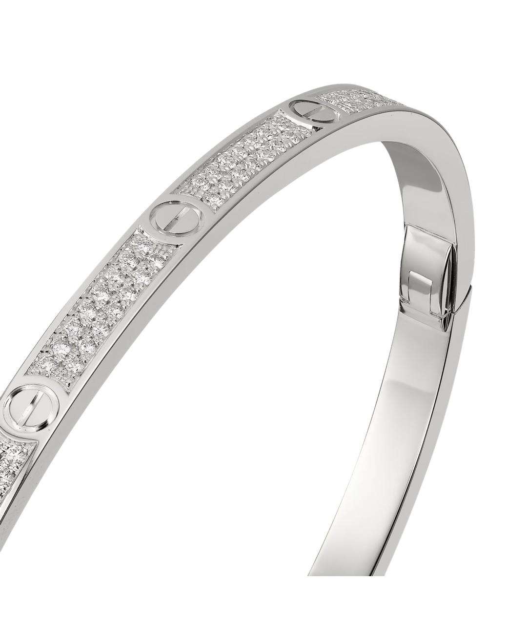 CARTIER Серебрянный браслет из белого золота, фото 8