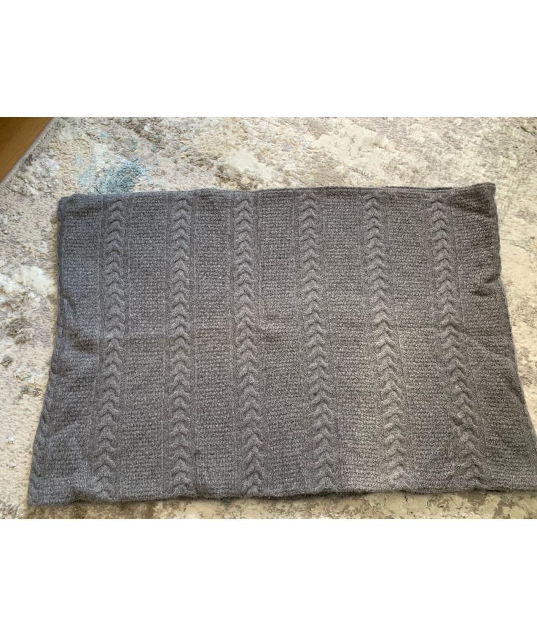 N.PEAL Антрацитовый кашемировый шарф, фото 2