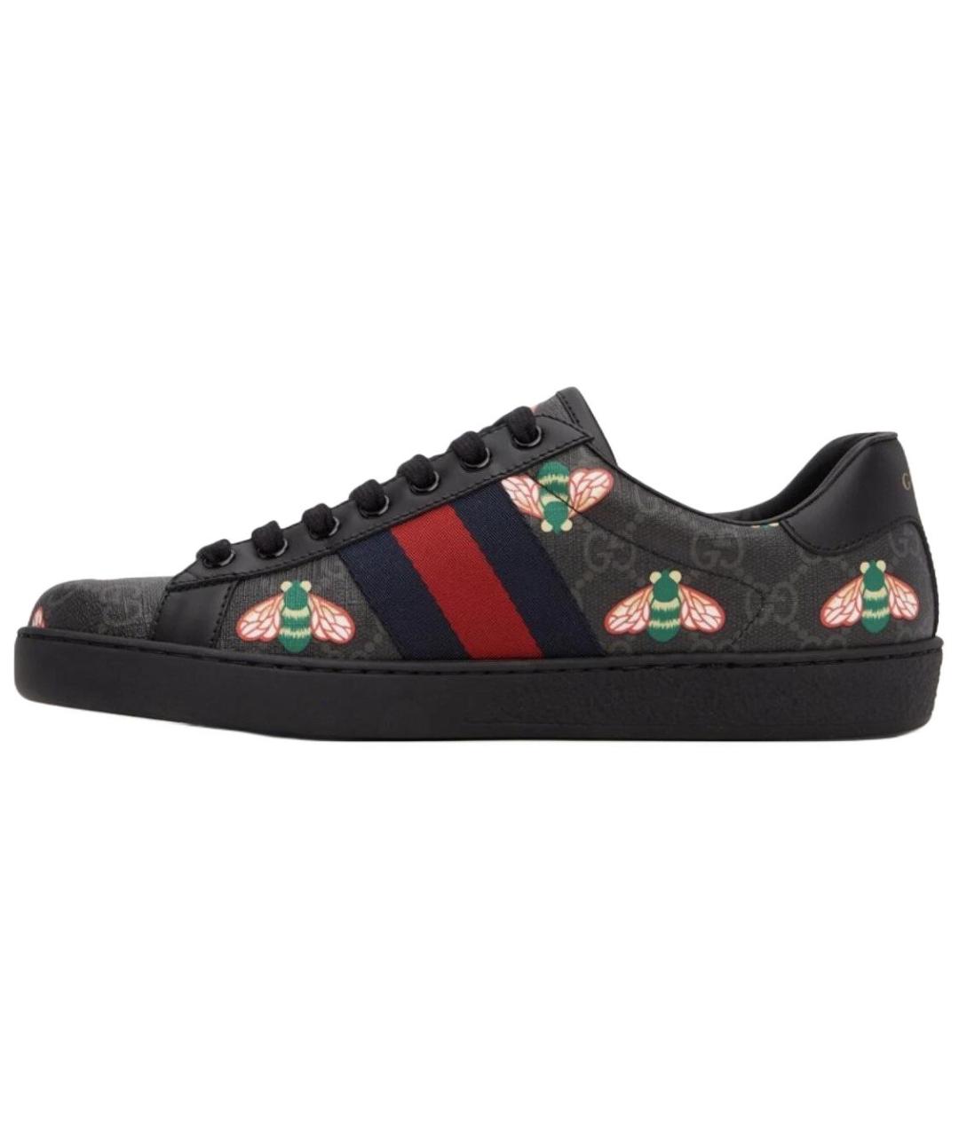 GUCCI Кожаные низкие кроссовки / кеды, фото 2