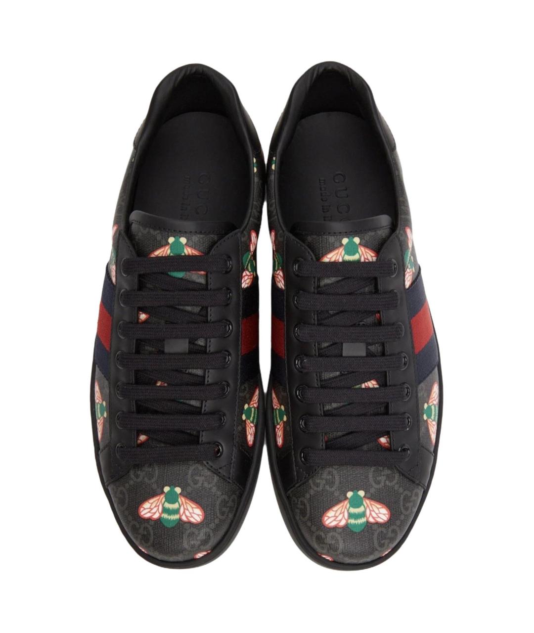 GUCCI Кожаные низкие кроссовки / кеды, фото 5