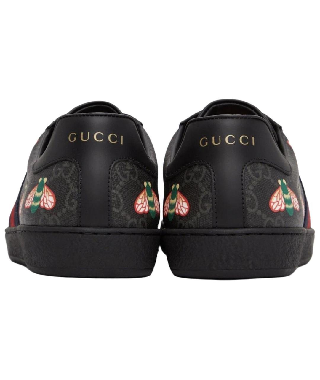 GUCCI Кожаные низкие кроссовки / кеды, фото 6