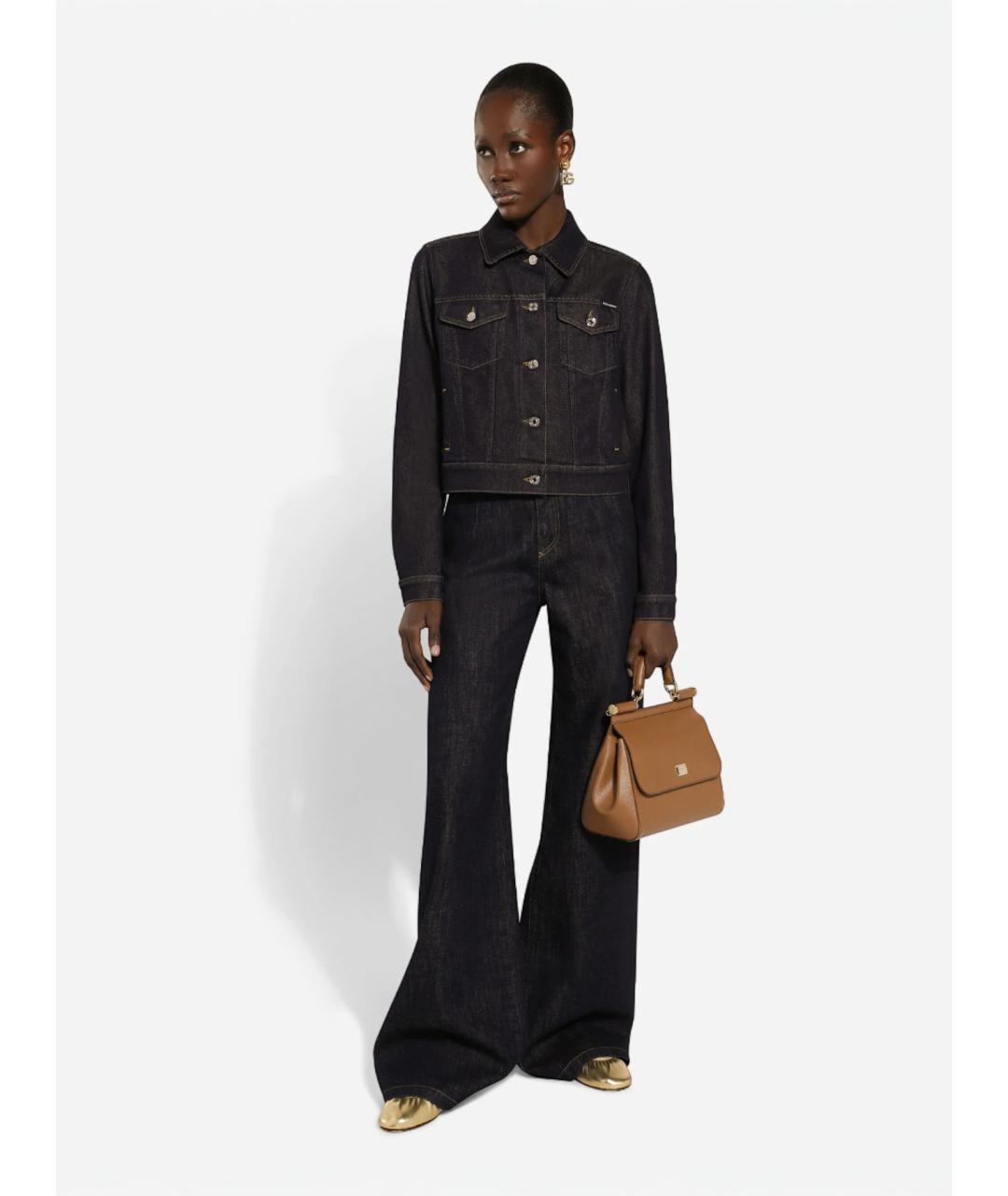 DOLCE&GABBANA Бежевая кожаная сумка тоут, фото 2