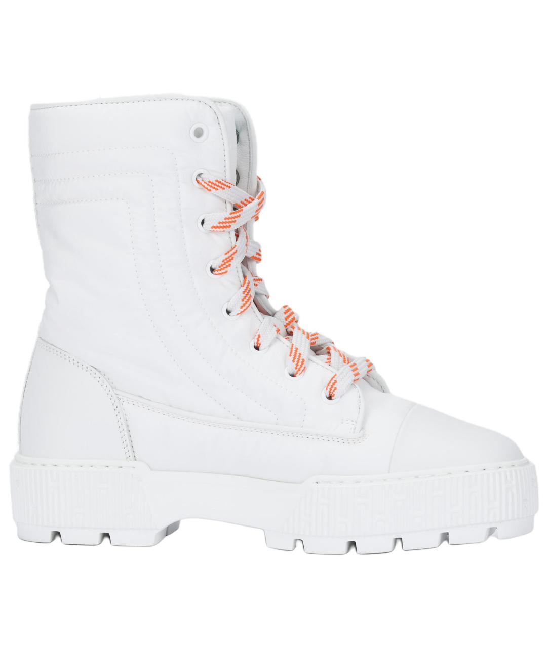 HERMES Белые ботинки, фото 1