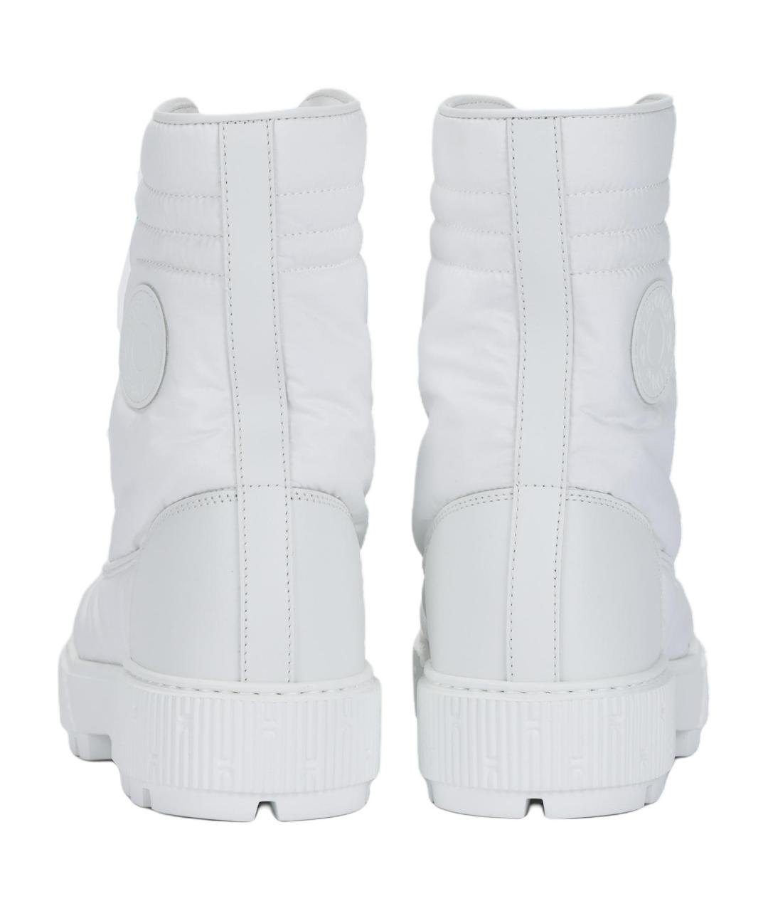 HERMES Белые ботинки, фото 4
