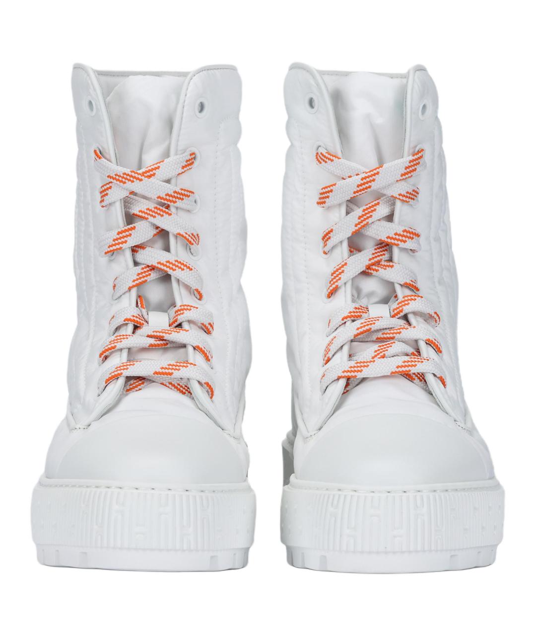 HERMES Белые ботинки, фото 3