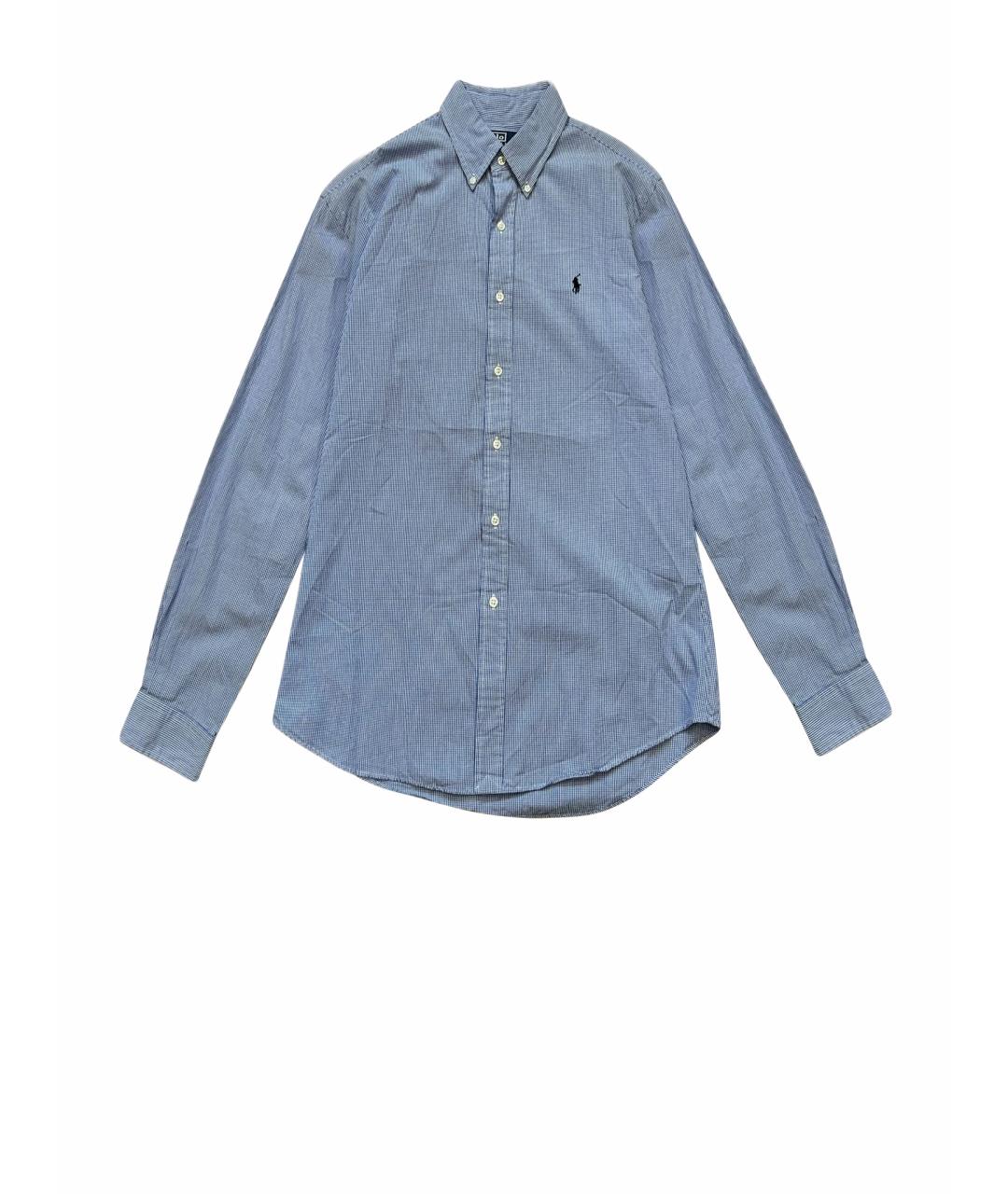 POLO RALPH LAUREN Голубая хлопковая кэжуал рубашка, фото 1