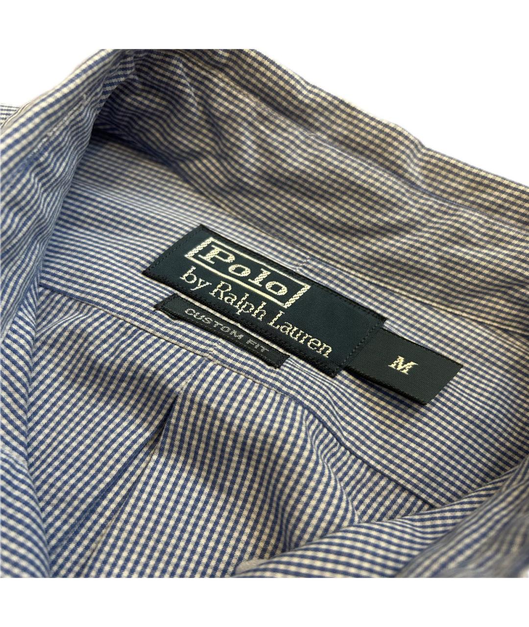 POLO RALPH LAUREN Голубая хлопковая кэжуал рубашка, фото 3